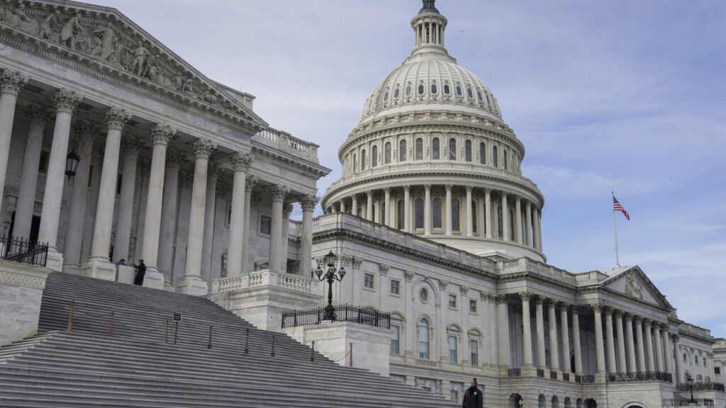 US Capitol building in Washington, DC. File photo.