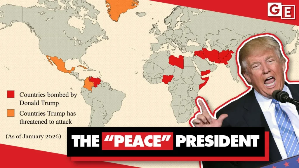 countries-bombed-by-Trump-map-January-2026