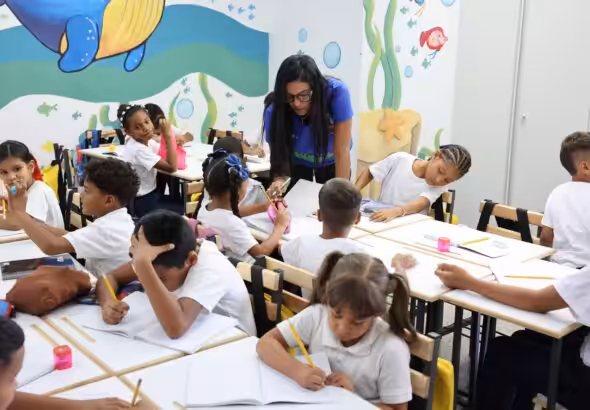 Children in Venezuela resuming school on January 12, 2026. Photo: Venezuelan Presidential Press.