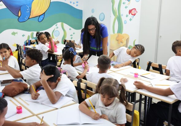 Children in Venezuela resuming school on January 12, 2026. Photo: Venezuelan Presidential Press.