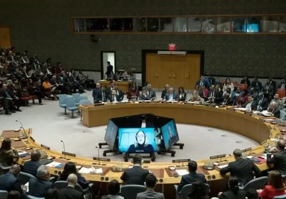 Representing Venezuela, Ambassador Samuel Moncada condemned the illegal and immoral armed attack by the US. Photo: UN.