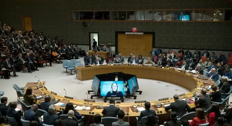 Representing Venezuela, Ambassador Samuel Moncada condemned the illegal and immoral armed attack by the US. Photo: UN.