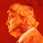 Graphic illustration comparing Donald Trump to Julius Caesar. Photo: Getty/iStock via Politico.