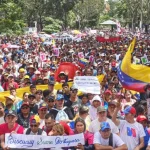 Since the US aggression, the Venezuelan people have remained in the streets continuously, demanding the return of the presidential couple. Photo: teleSUR.