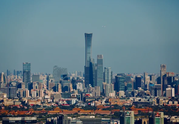 Blue skies in Beijing — a product of China’s green development. Photo: JZ Guo/Pexels.