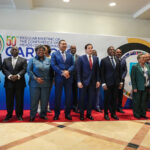 US State Secretary Marco Rubio pose with CARICOM Heads of Government for a group photo, Basseterre, St. Kitts and Nevis, February 25, 2026. Photo: Freddie Everett/US Department of State.