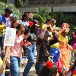 A view of the March of the Red Carnations in Caracas, in homage to people's musician Alí Primera. Photo: Ministry of Culture of Venezuela.