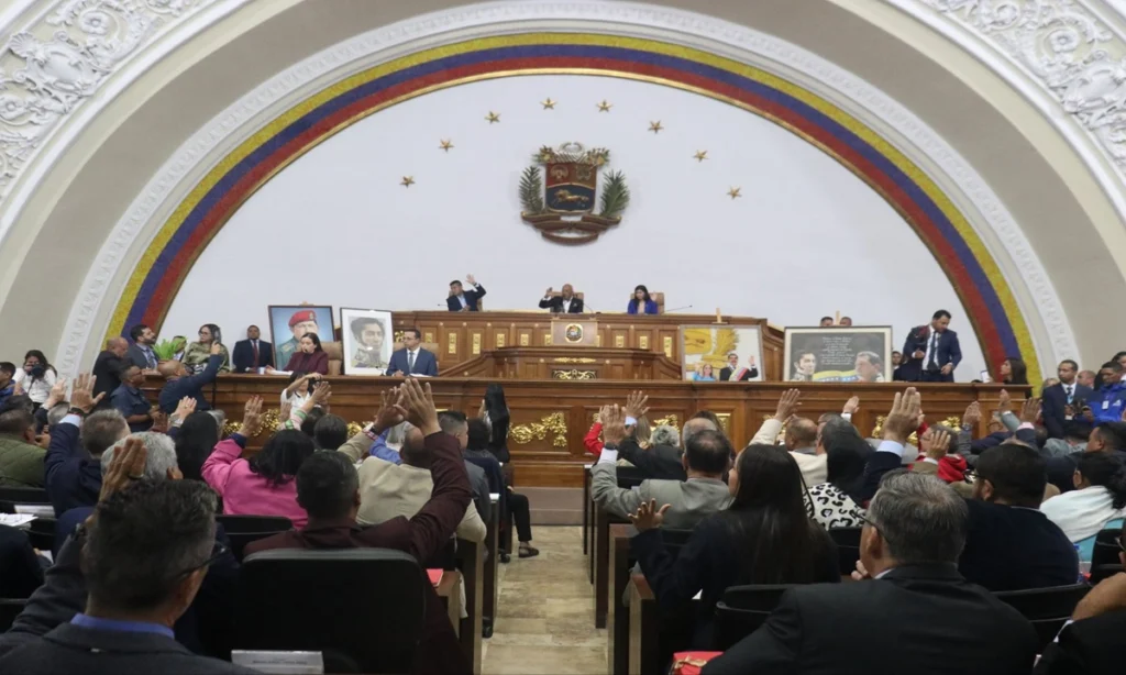 The National Assembly of Venezuela debates the Amnesty Law during its second discussion, February 19, 2026. Photo: VTV.