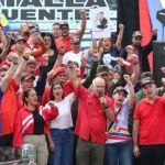 “The task is to gather, organize and mobilize to guarantee peace throughout the national territory”, Diosdado Cabello affirmed during the new commemoration of the Battle of the Bridges. Photo: VTV.