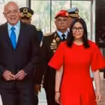 (From left to right) Venezuelan Interior Minister Diosdado Cabello, National Assembly President Jorge Rodríguez, Acting President Delcy Rodríguez, and Defense Minister Vladimir Padrino López. Photo: Vice Presidency of Venezuela.