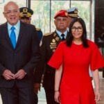 (From left to right) Venezuelan Interior Minister Diosdado Cabello, National Assembly President Jorge Rodríguez, Acting President Delcy Rodríguez, and Defense Minister Vladimir Padrino López. Photo: Vice Presidency of Venezuela.