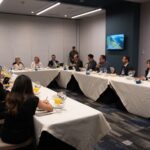 Internal coordination meeting of the Colombian delegation to Ecuador, February 6, 2026. Photo: X/@CancilleriaCol.