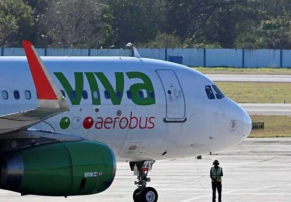 Viva Airlines plane on the runway. Photo: VIVA Airlines.