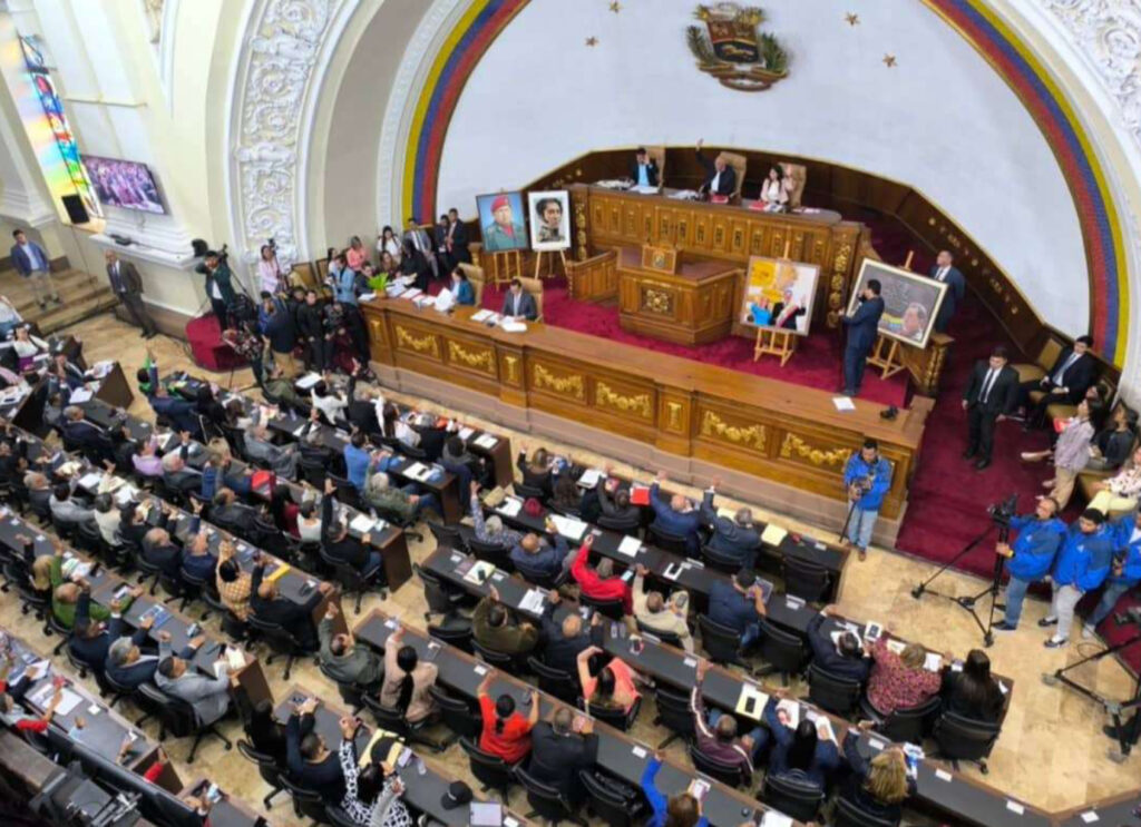 The National Assembly of Venezuela in its regular session. Photo: National Assembly.