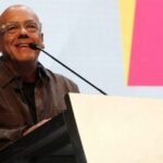 The President of Venezuela's National Assembly, Jorge Rodríguez, addressing those in attendance of a PSUV parliamentary meeting in Caracas on Friday, February 6, 2026. Photo: AVN.