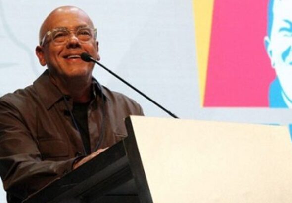 The President of Venezuela's National Assembly, Jorge Rodríguez, addressing those in attendance of a PSUV parliamentary meeting in Caracas on Friday, February 6, 2026. Photo: AVN.