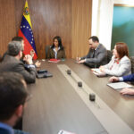 Venezuelan Acting President Delcy Rodríguez meets Repsol representatives, February 4, 2026. Photo: Presidential Press.