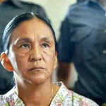 Argentinian social leader Milagro Sala in one of her court appearances. Photo: X/@LapapaDiario.