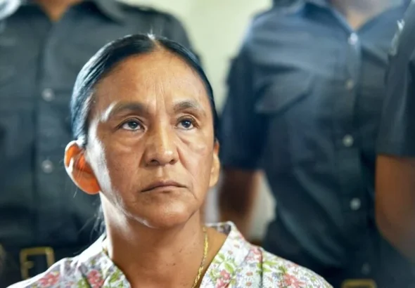 Argentinian social leader Milagro Sala in one of her court appearances. Photo: X/@LapapaDiario.