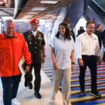 Venezuelan Acting President Delcy Rodriguez supervises improvement works at the Simon Bolivar International Airport in Maiquetia, La Guaira state, on Saturday, January 31, 2026. Photo: Union Radio.