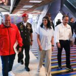 Venezuelan Acting President Delcy Rodriguez supervises improvement works at the Simon Bolivar International Airport in Maiquetia, La Guaira state, on Saturday, January 31, 2026. Photo: Union Radio.