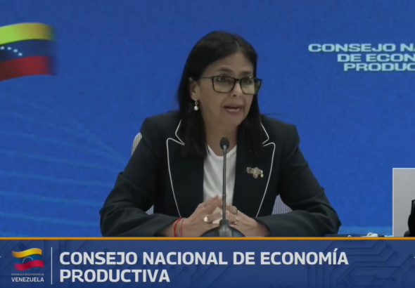 Venezuelan Acting President Delcy Rodríguez. Photo: The Grayzone/file photo.