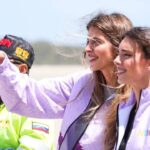 The head of the Return to the Homeland Plan, Camilla Fabri, receives a repatriation flight on Monday, February 15, 2026, at the Simón Bolívar International Airport in Maiquetía, La Guaira state, Venezuela. Photo: IG/@vueltalapatria.