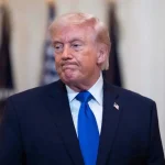 US President Donald Trump at an official event in the White House, February 23, 2026. Photo: Aaron Schwartz/CNP.