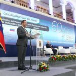 Venezuelan Foreign Minister Yván Gil speaks at the forum "60 Years of the Geneva Agreement: Validity, Legality, and Historical Position of Venezuela." Photo: Foreign Affairs Ministry of Venezuela.