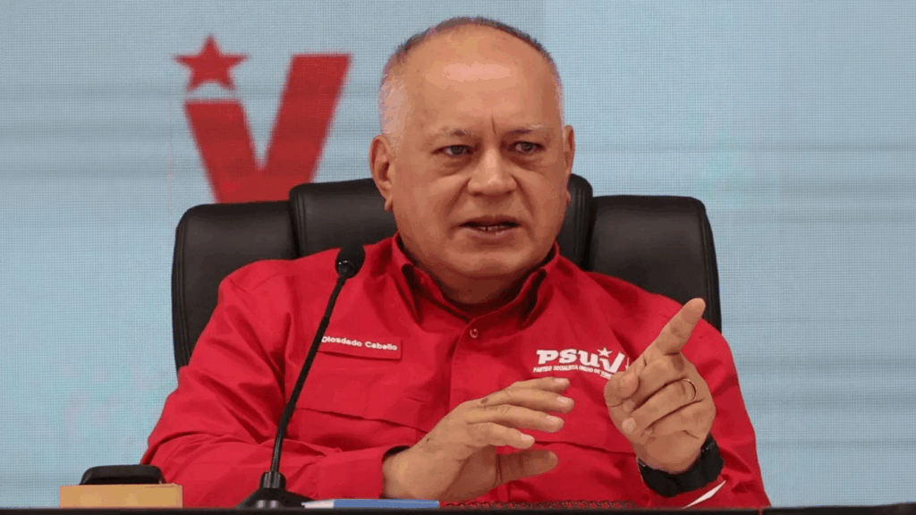 Secretary General of the United Socialist Party of Venezuela (PSUV), Diosdado Cabello. Photo: PSUV.
