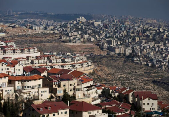 An Israeli settlement in Gush Etzion in the occupied West Bank. Photo: Reuters.