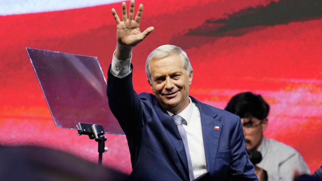 Chilean President-elect José Antonio Kast. Photo: AP/Matias Delacroix.