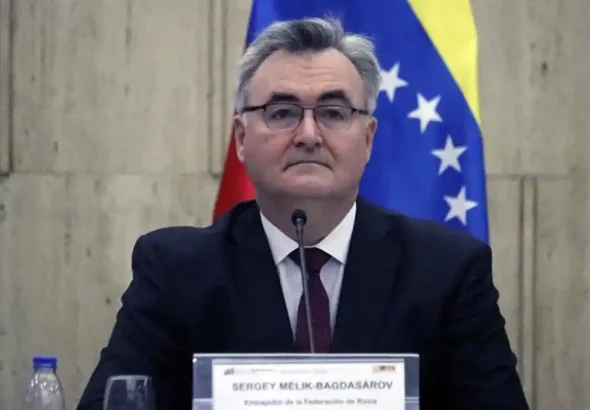 Russian ambassador to Venezuela Sergey Melik-Bagdasarov. File photo.