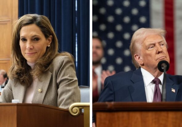 US Rep Maria Elvira Salazar and US President Donald Trump. Photo: Official Pages.