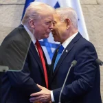 US President Donald Trump (left) and Israel's Prime Minister Benjamin Netanyahu (right). Photo: Reuters/Evelyn Hockstein.