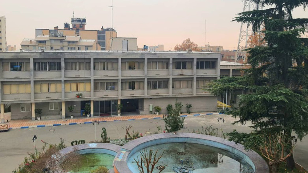 Channel 2 of the Islamic Republic of Iran Broadcasting (IRIB), Iran's official broadcaster, on Alvand Street in the capital Tehran. Photo: PressTV/File photo.