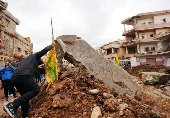 Israeli bombings on Nabi Chit (Lebanon). Photo: Marwan Bou Haidar.