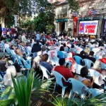 Opening event at ICAP. Photo: Struggle La Lucha.