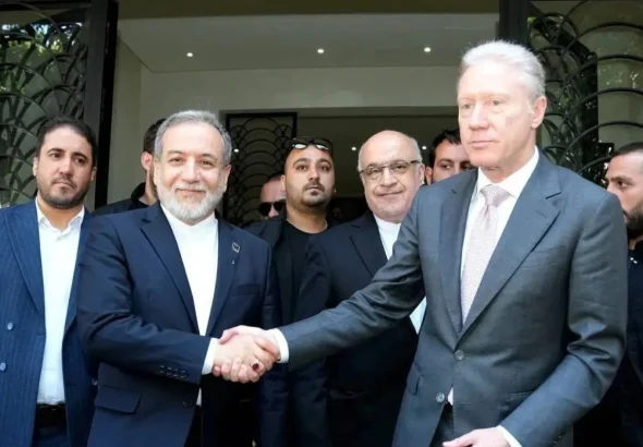 A meeting between Iranian Foreign Minister Abbas Araghchi and Lebanese Foreign Minister Youssef Rajji. Photo: IRNA.