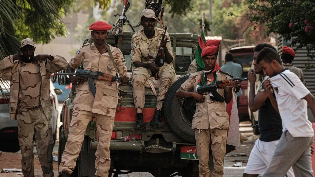 Members of the Rapid Support Forces (RSF). Photo: Yasuyoshi Chiba/Agence France-Presse/Getty Images.
