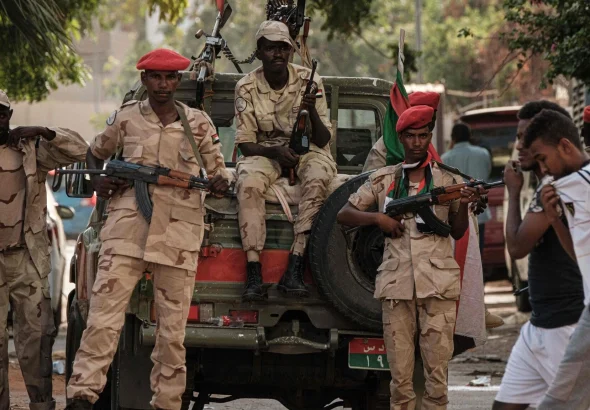 Members of the Rapid Support Forces (RSF). Photo: Yasuyoshi Chiba/Agence France-Presse/Getty Images.