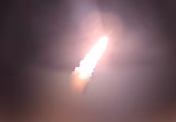 Frame grab from footage depicting implementation of the 70th wave of the Islamic Revolution Guards Corps (IRGC)'s ongoing retaliatory Operation True Promise 4 on March 21, 2026. Photo: PressTV.