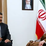 Venezuelan President Nicolas Maduro, left, met the supreme leader of Iran, Ayatollah Ali Khamenei, in Tehran on Oct. 22, 2016. Photo: Supreme Leader Press Office/Anadolu Agency/file photo.