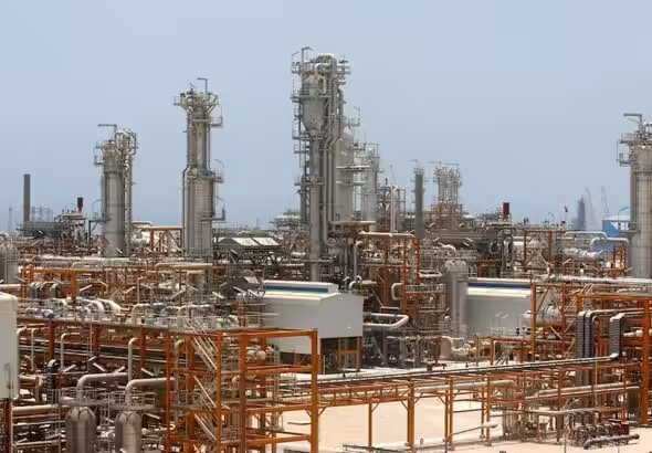 Natural gas installation in Pars field, Iran. Photo: Al Mayadeen/file photo.