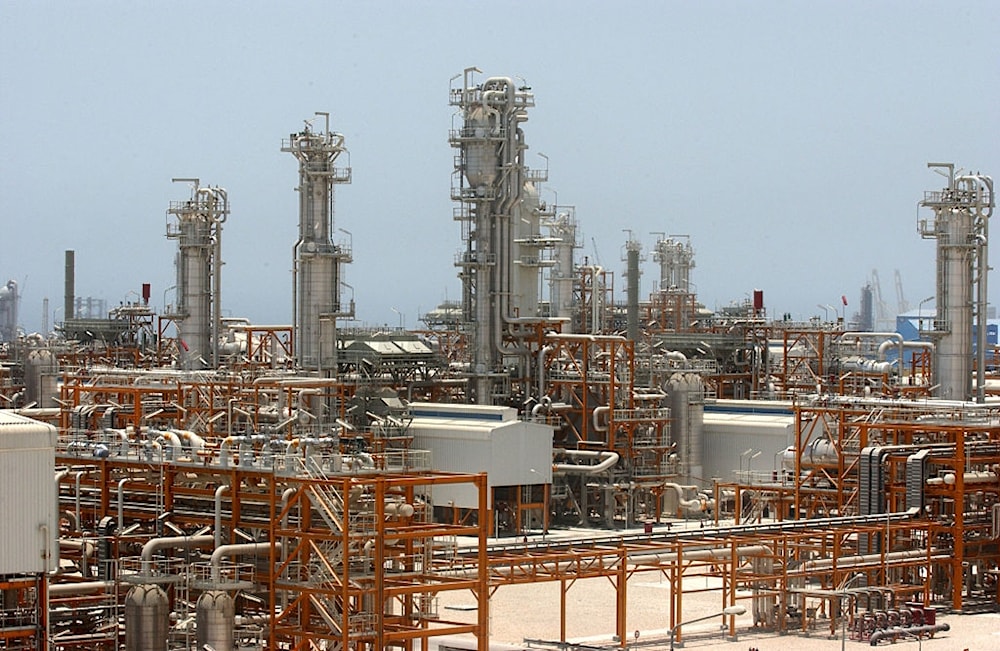 Natural gas installation in Pars field, Iran. Photo: Al Mayadeen/file photo.