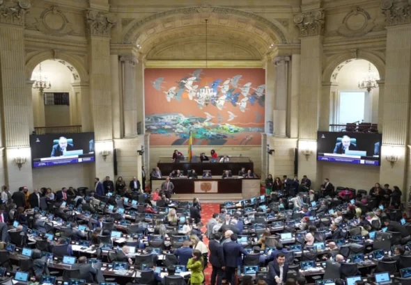 A session in the Colombian Congress. Photo: X/@CamaraColombia.