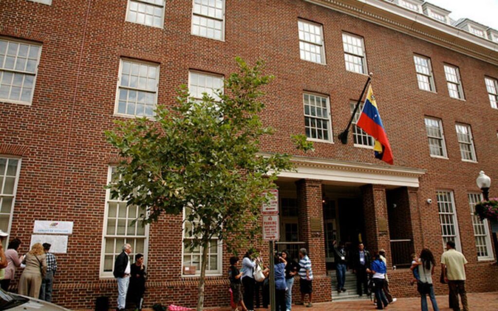 Venezuelan embassy in Washington DC. File photo.