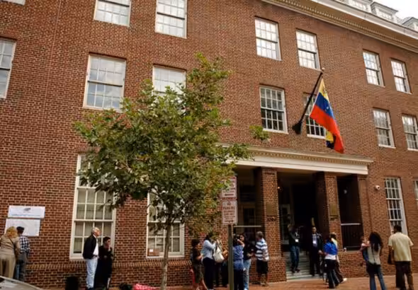 Venezuelan embassy in Washington DC. File photo.