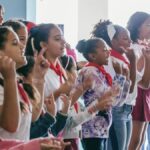 Cuban children singing at a school. Photo: Jaylen Strong.