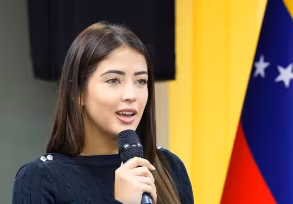 Venezuelan Minister for Tourism Daniella Cabello. File photo.